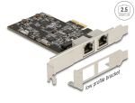 DELOCK PCI Express x2 Karte auf 2xRJ45 2,5 Gigabit LAN i225