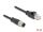 DELOCK M12 Kabel D-kodiert 4 Pin St. zu RJ45 St. PVC 5 m