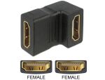 DELOCK HDMI Adapter A -> A Bu/Bu 90° unten