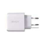 Lindy 73428 Ladegerät für Mobilgeräte Universal Weiß AC Schnellladung Drinnen
