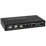 Techly IDATA-KVM-HDMI2U Tastatur/Video/Maus (KVM)-Switch Schwarz