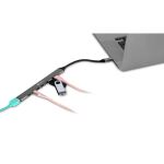 BakkerElkhuizen USB-C Hub 7-in-1 (3A+4C) USB Typ-C 5000 Mbit/s Schwarz, Grau