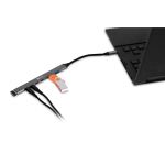 BakkerElkhuizen USB-C Hub 7-in-1 (3A+4C) USB Typ-C 5000 Mbit/s Schwarz, Grau