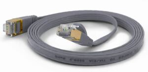 Wantec 7301 Netzwerkkabel Grau 2 m Cat6a F/FTP (FFTP)