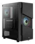 Aerocool Menace Saturn RGB Midi Tower Schwarz