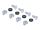 DeLOCK 19″ Keystone Patchpanel 16 Port mit 3 Bügeln und Entlastungsschiene 1 HE schwarz