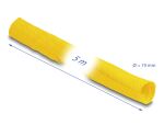 DeLOCK Gewebeschlauch selbstschließend hitzebeständig 5 m x 19 mm gelb
