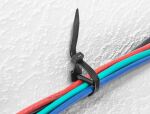 DELOCK Kabelbinder mit Dübel L 150 x B 7,0 mm schwarz 100 St