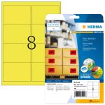 HERMA Neonetiketten A4 99.1x67.7 mm neon-gelb Papier matt...