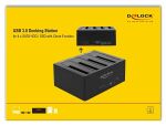 DELOCK SuperSpeed USB 5 Gbps Dockingstation für 4 x SATA HDD