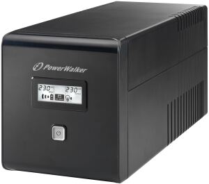 PowerWalker VI 1000 LCD Unterbrechungsfreie Stromversorgung (USV) 1 kVA 600 W 4 AC-Ausgänge