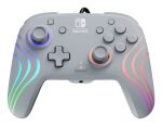 PDP Afterglow Wave Grau USB Gamepad Analog / Digital Nintendo Switch, Nintendo Switch OLED