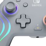 PDP Afterglow Wave Grau USB Gamepad Analog / Digital Nintendo Switch, Nintendo Switch OLED