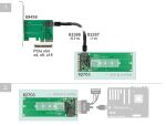 DELOCK Adapter SATA 22pin +Mini SAS HD -> M.2 NGFF Key M