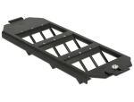 DELOCK Keystone Halterung 9 Port für Bodentank schwarz