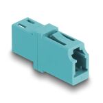 DELOCK LWL Kupplung LC Simplex Buzu LC Simplex Bu OM3 aqua