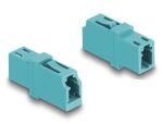 DELOCK LWL Kupplung LC Simplex Buzu LC Simplex Bu OM3 aqua