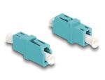 DELOCK LWL Kupplung LC Simplex Buzu LC Simplex Bu OM3 aqua