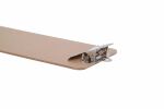 MAUL 2391770 Klemmbrett Hartplatte, Stahl Braun