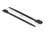 DELOCK Kabelbinder mit Doppelkopf L 190 x B 9 mm schwarz