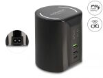 DELOCK USB und kabelloses LadegerätUSB Type-C + USB Typ-A