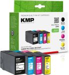 KMP C99V Druckerpatrone Schwarz, Cyan, Magenta, Gelb