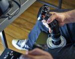 Thrustmaster F/A-18C Hornet HOTAS Add-On Grip Schwarz Flightstick Analog / Digital PC