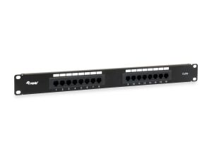 Equip 16-Port Cat.5e Ungeschirmtes Patch Panel, Black
