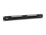 Equip 16-Port Cat.5e Ungeschirmtes Patch Panel, Black