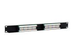 Equip 16-Port Cat.5e Ungeschirmtes Patch Panel, Black