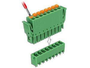 DELOCK Terminalblock Set f. Platine 8 Pin 3,81mm Rastermaß