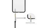 Python GC-M0231 Audio-Kabel 0,5 m 3.5mm Schwarz