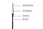 Python GC-M0231 Audio-Kabel 0,5 m 3.5mm Schwarz