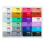 Staedtler FIMO 8013 C Modellierton 600 g Schwarz, Blau,...