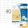 HERMA Etiketten transparent matt A4 52.5x29.7 mm Folie 1000 St.