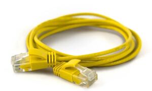 Wantec 7284 Netzwerkkabel Gelb 0,5 m Cat6a U/UTP (UTP)