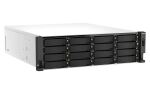 QNAP TS-h2287XU-RP NAS Rack (3U) Intel Xeon E E-2336 32 GB DDR4 0 TB QuTS hero Schwarz, Weiß