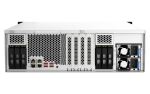 QNAP TS-h2287XU-RP NAS Rack (3U) Intel Xeon E E-2336 32 GB DDR4 0 TB QuTS hero Schwarz, Weiß