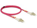 DeLOCK LC - LC, 2m InfiniBand/Glasfaserkabel Violett