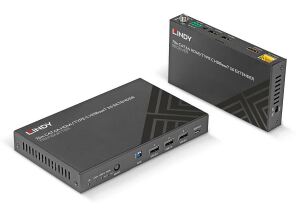 Lindy 38346 Audio-/Video-Leistungsverstärker AV-Sender & -Empfänger Schwarz