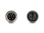 DELOCK M12 Kabel L-kodiert 4 Pin St zu Bu PUR 5m schwarz