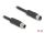 DELOCK M12 Kabel L-kodiert 4 Pin St zu Bu PUR 5m schwarz