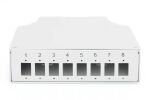 Digitus Hutschienen Spleißbox für 8 LC/DX Kupplungen