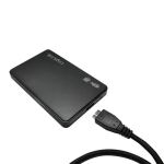 LogiLink UA0256 Speicherlaufwerksgehäuse HDD-Gehäuse Schwarz 2.5"