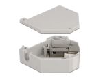 DeLOCK Hutschienenadapter mit Keystone Modul RJ45 Buchse Cat.6A LSA