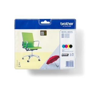 Brother LC-229XLVALBP Druckerpatrone 4 Stück(e) Original Schwarz, Cyan, Magenta, Gelb