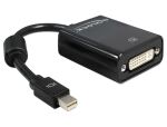 DeLOCK Adapter mini Displayport 0,18 m DVI-I Schwarz