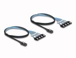 DELOCK Konverter M.2 2280 Key B+M Stecker zu 8 x SATA