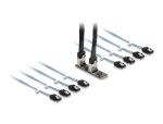 DELOCK Konverter M.2 2280 Key B+M Stecker zu 8 x SATA