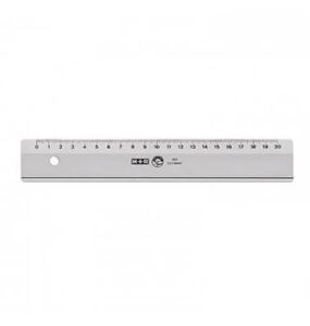 Möbius+Ruppert 1020 - 0000 Schreibtisch-Lineal 200 mm Polystyrene Transparent 10 Stück(e)